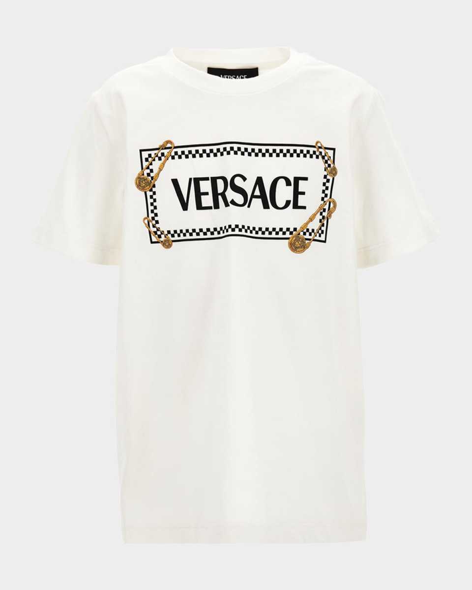 Boy's Vintage Inspired Logo-Print T-Shirt, Size 6-14